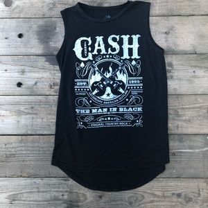 Cash sleeveless top